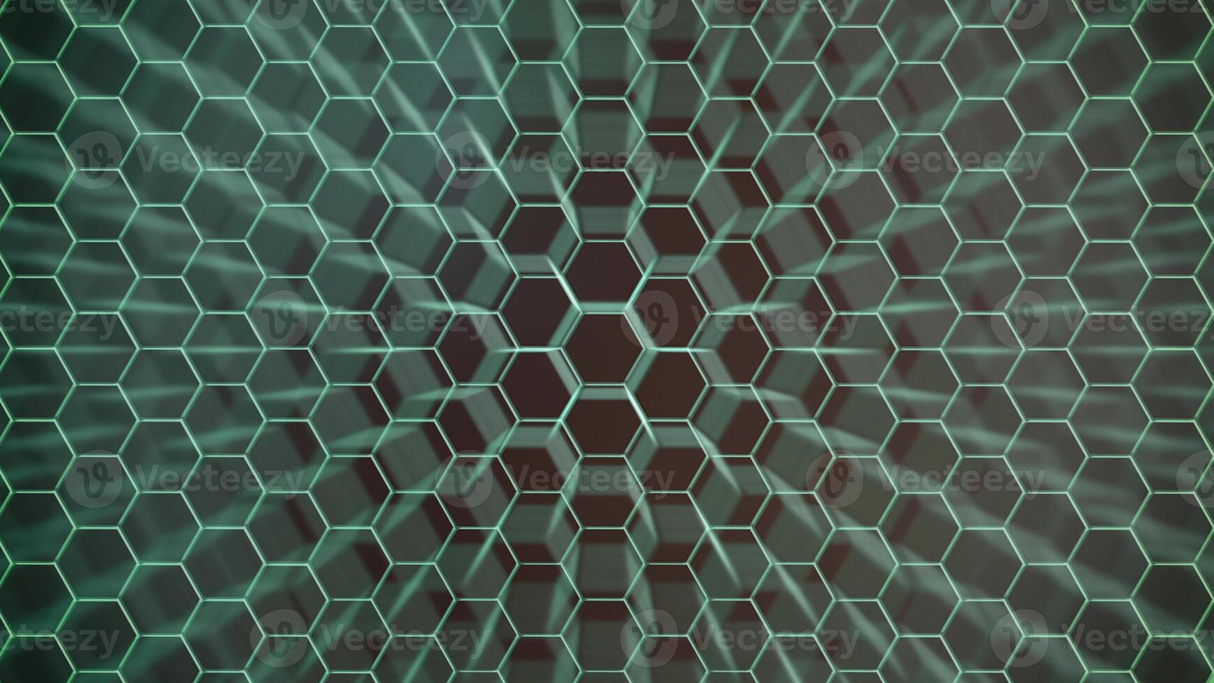 Hexagonal background for design. photo