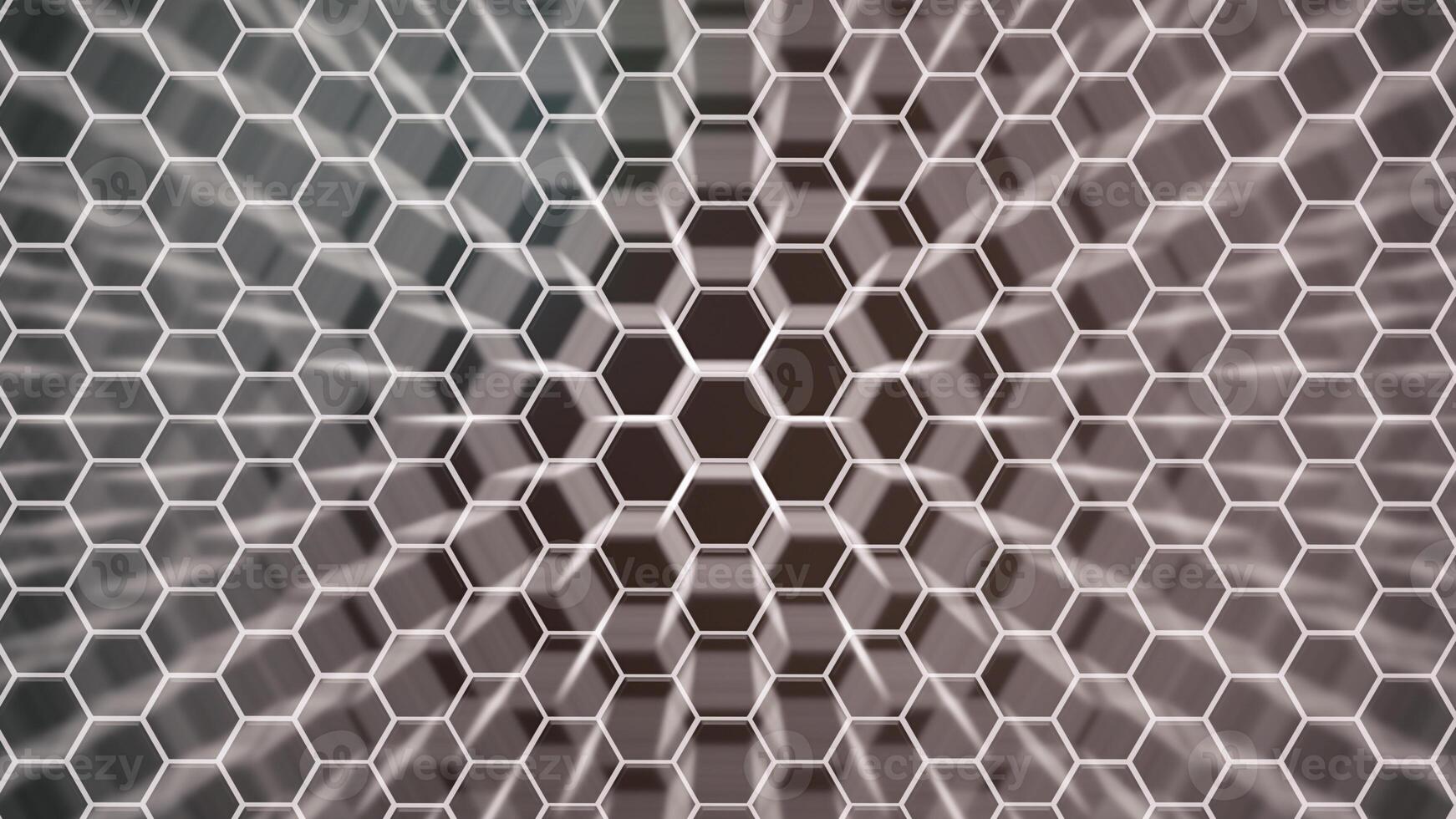 Hexagonal background for design. photo