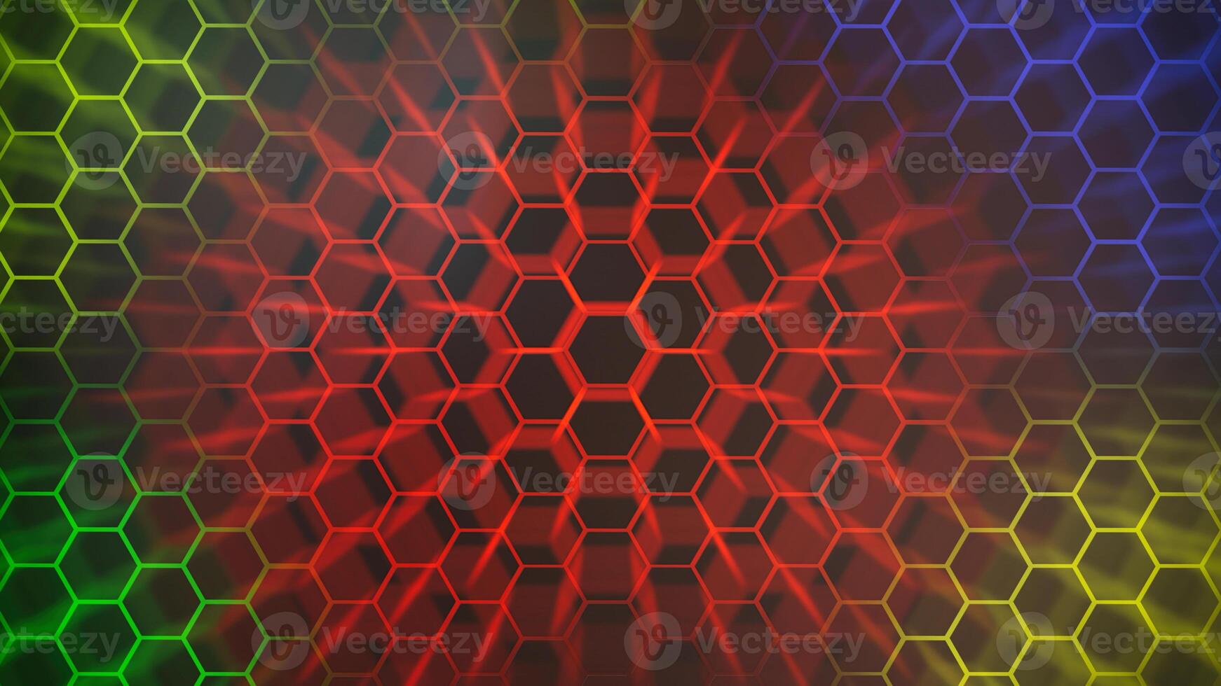 Hexagonal background for design. photo