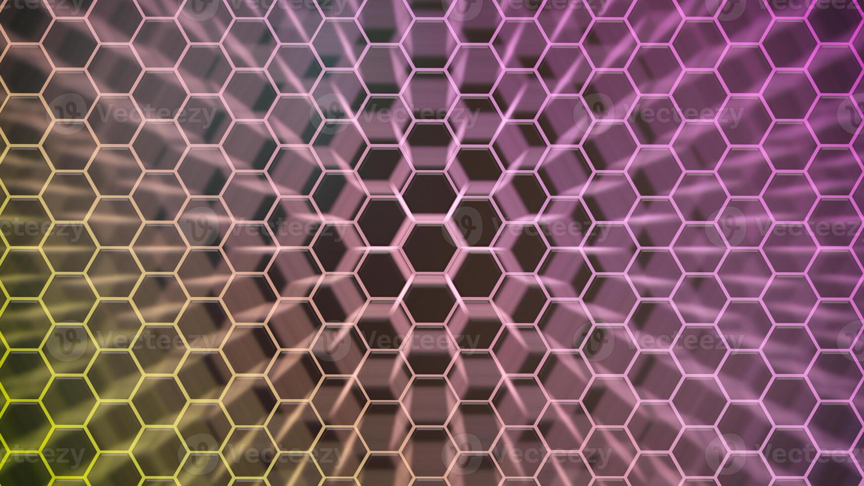 Hexagonal background for design. photo