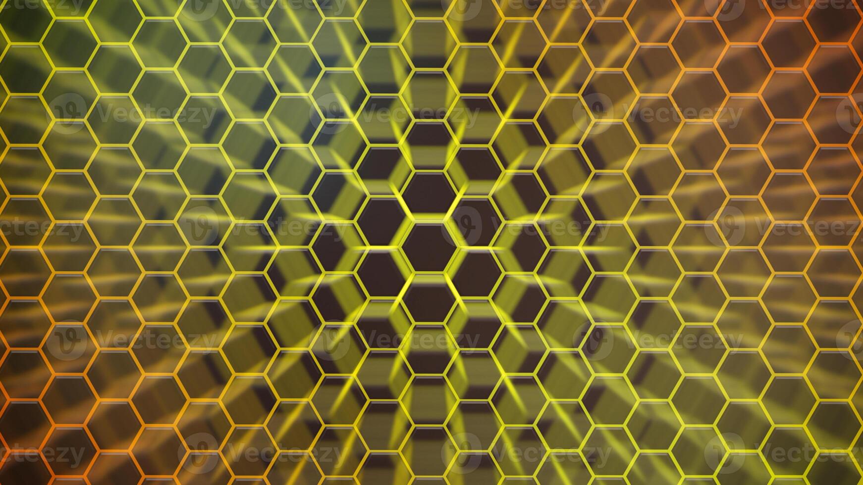 Hexagonal background for design. photo