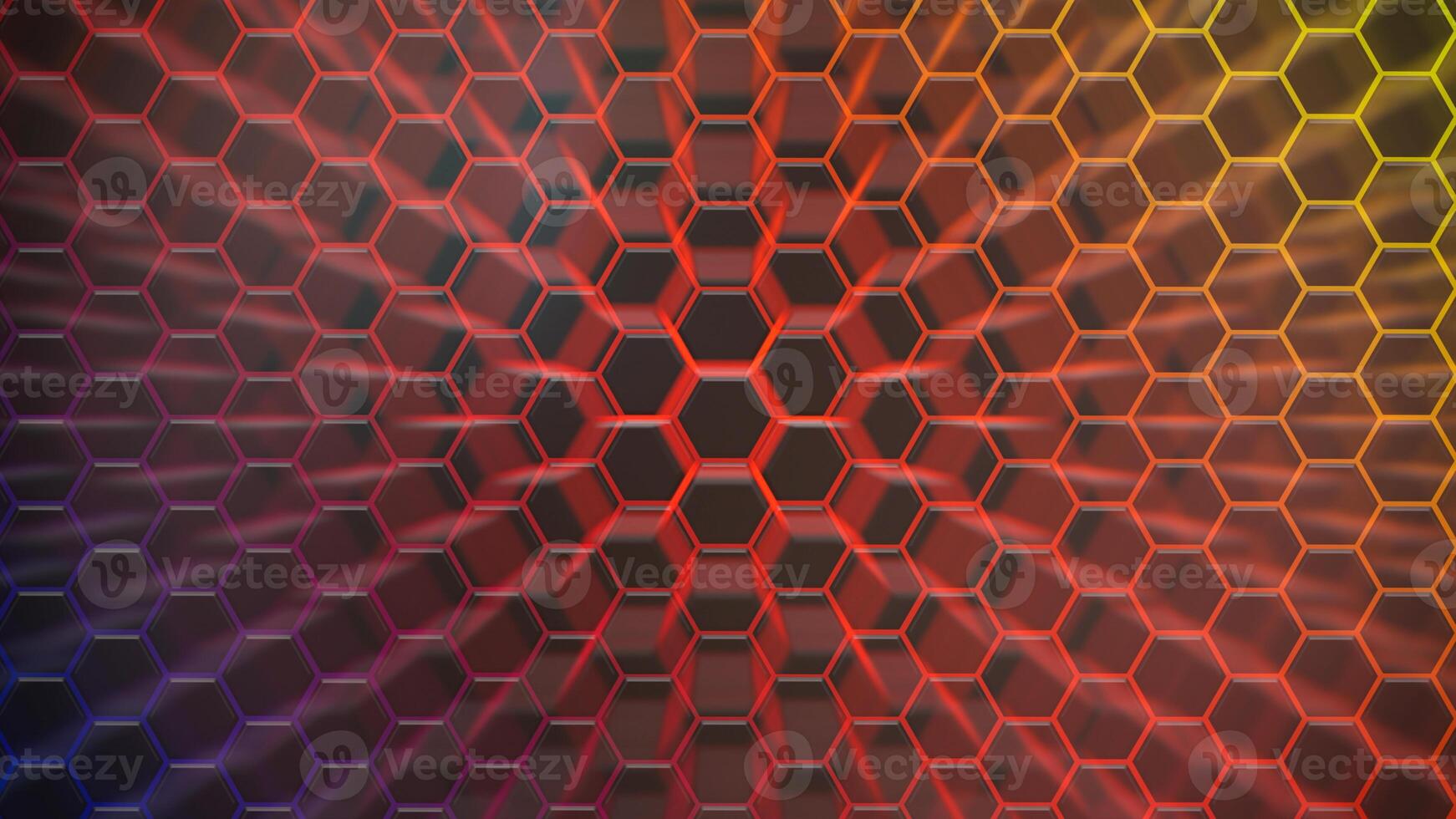 Hexagonal background for design. photo