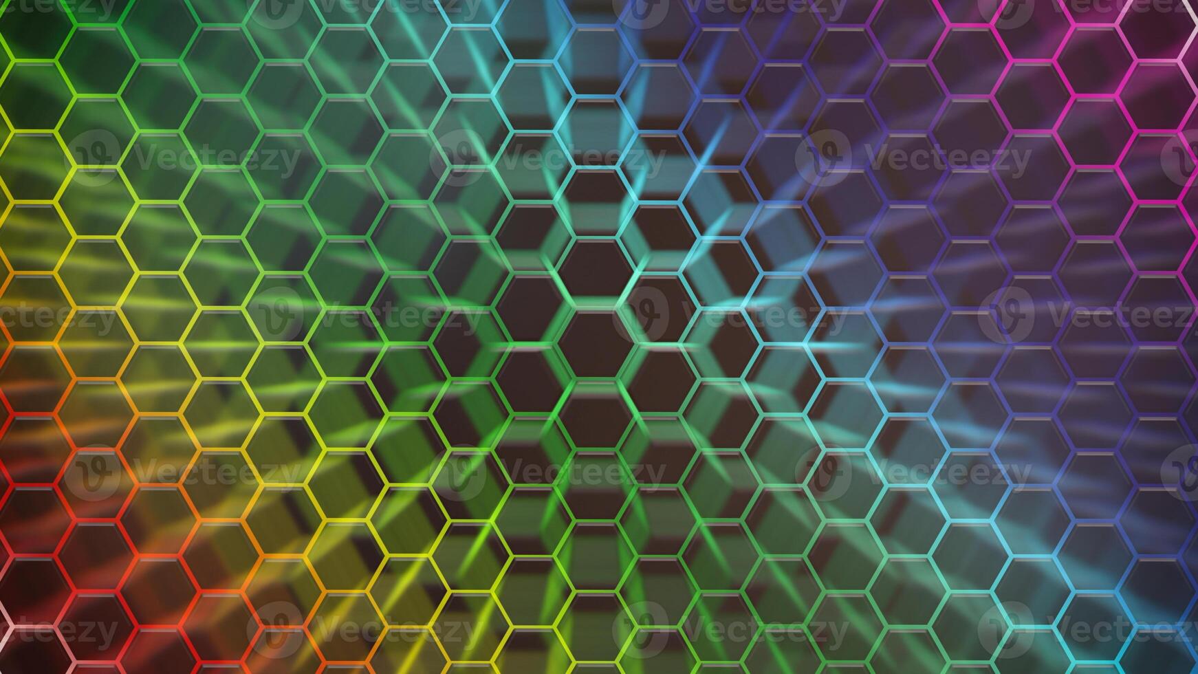 Hexagonal background for design. photo