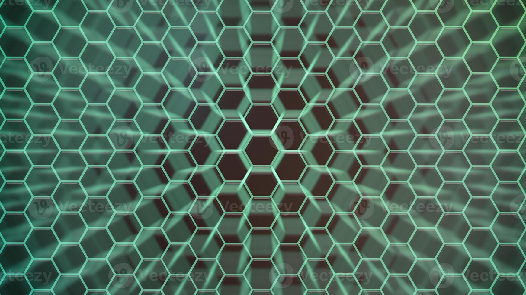 Hexagonal background for design. photo