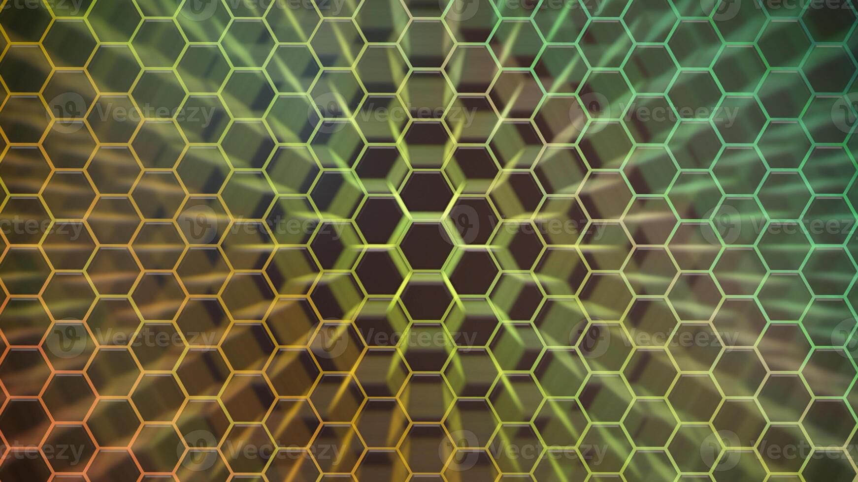 Hexagonal background for design. photo