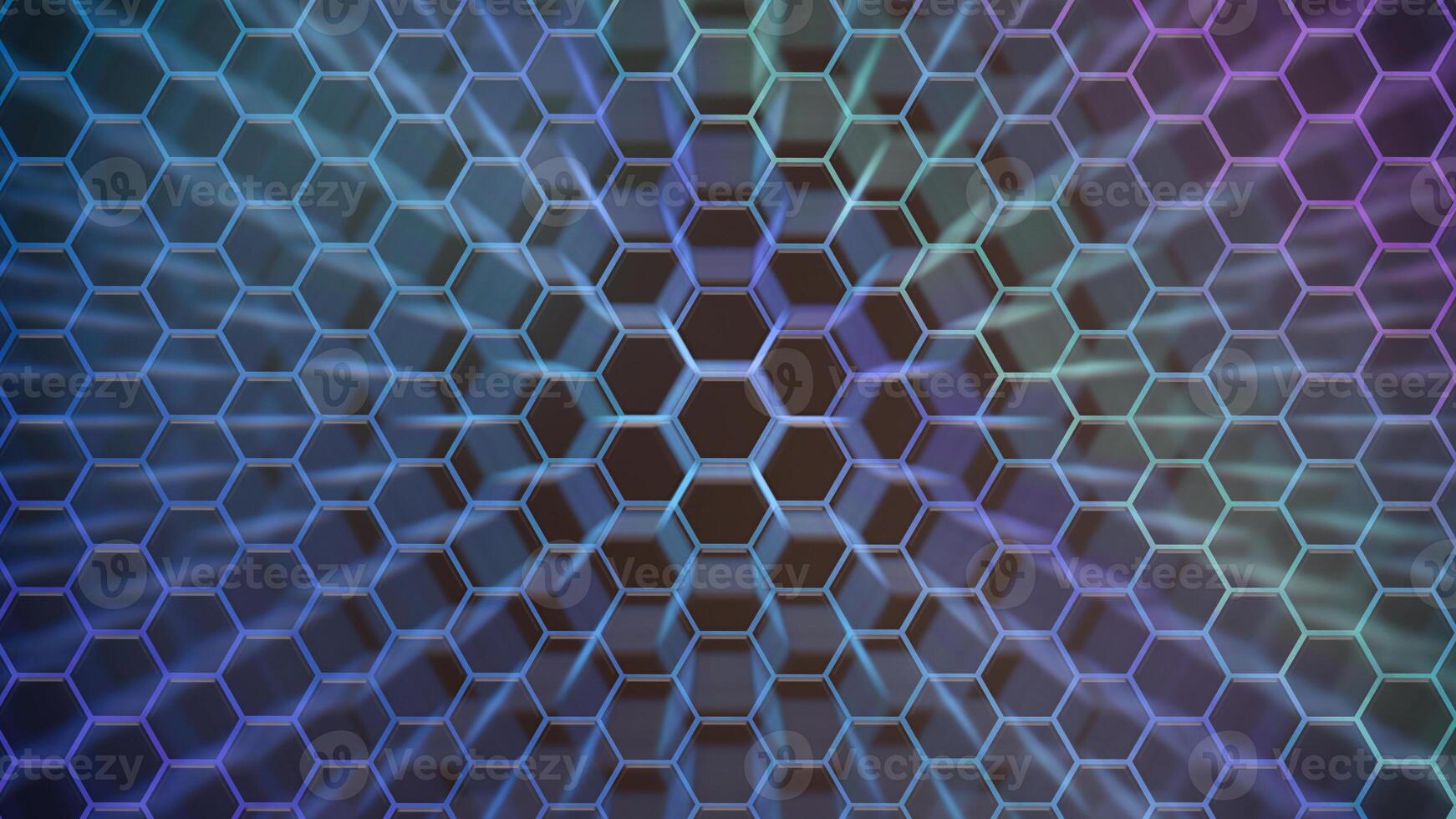 Hexagonal background for design. photo