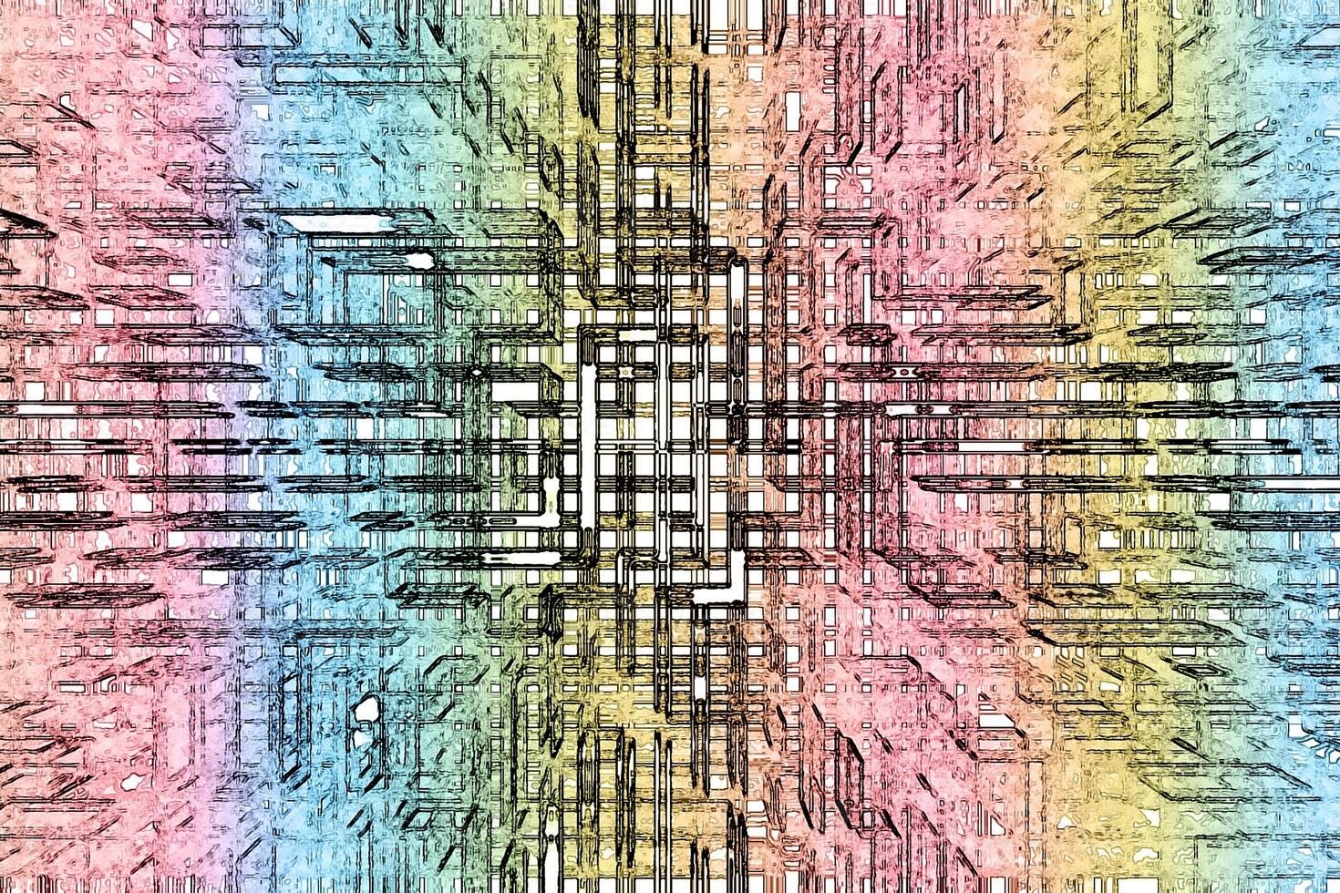 Futuristic abstract background for design. photo