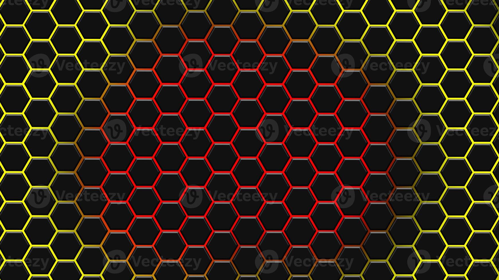 Hexagonal background for design. photo