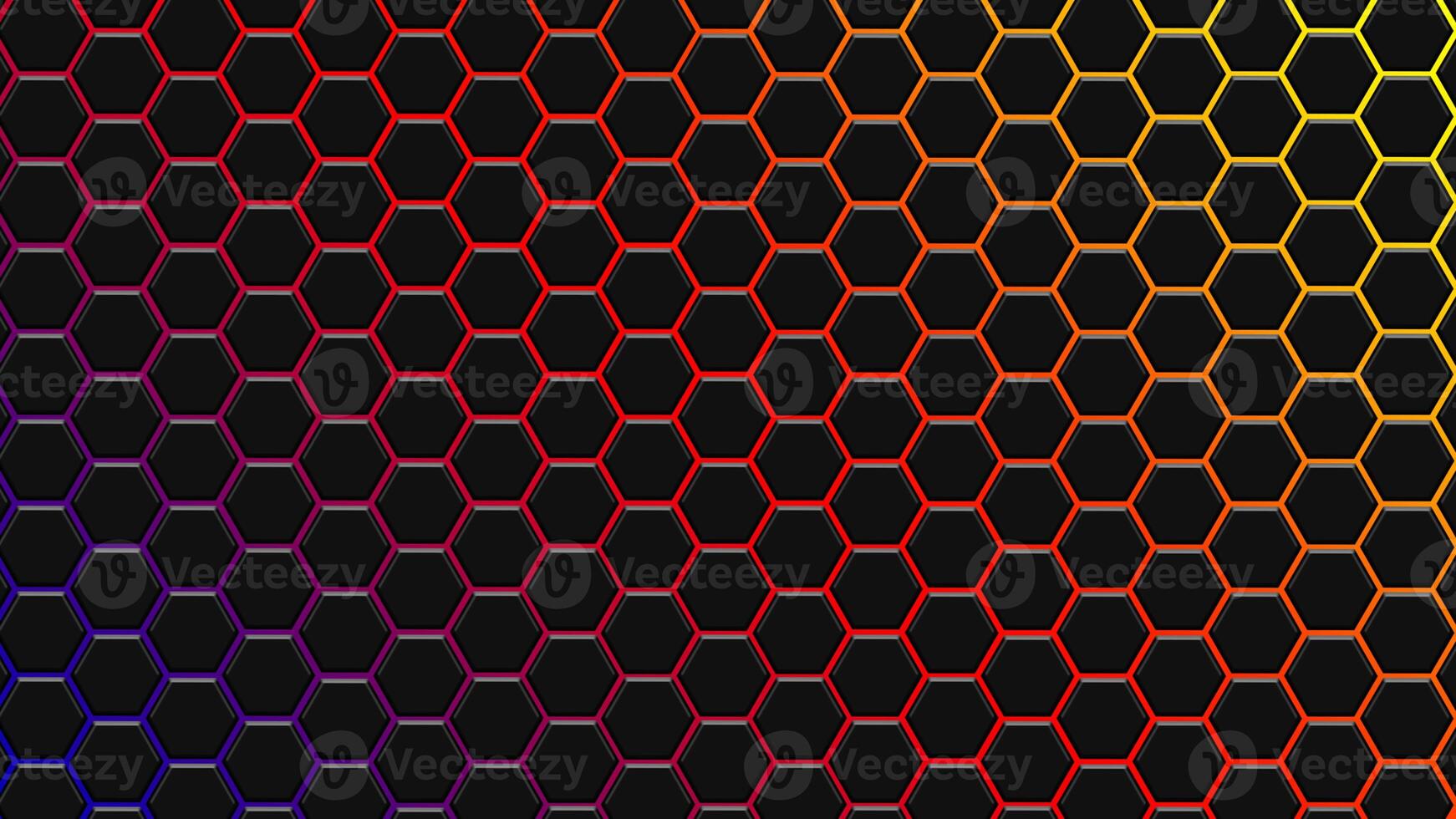 Hexagonal background for design. photo