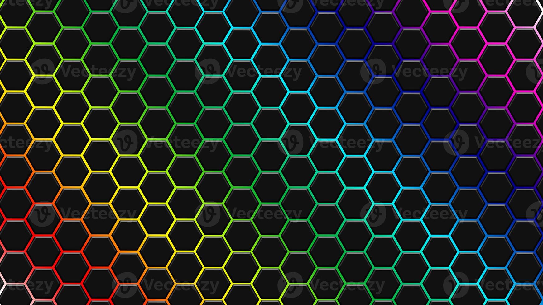 Hexagonal background for design. photo