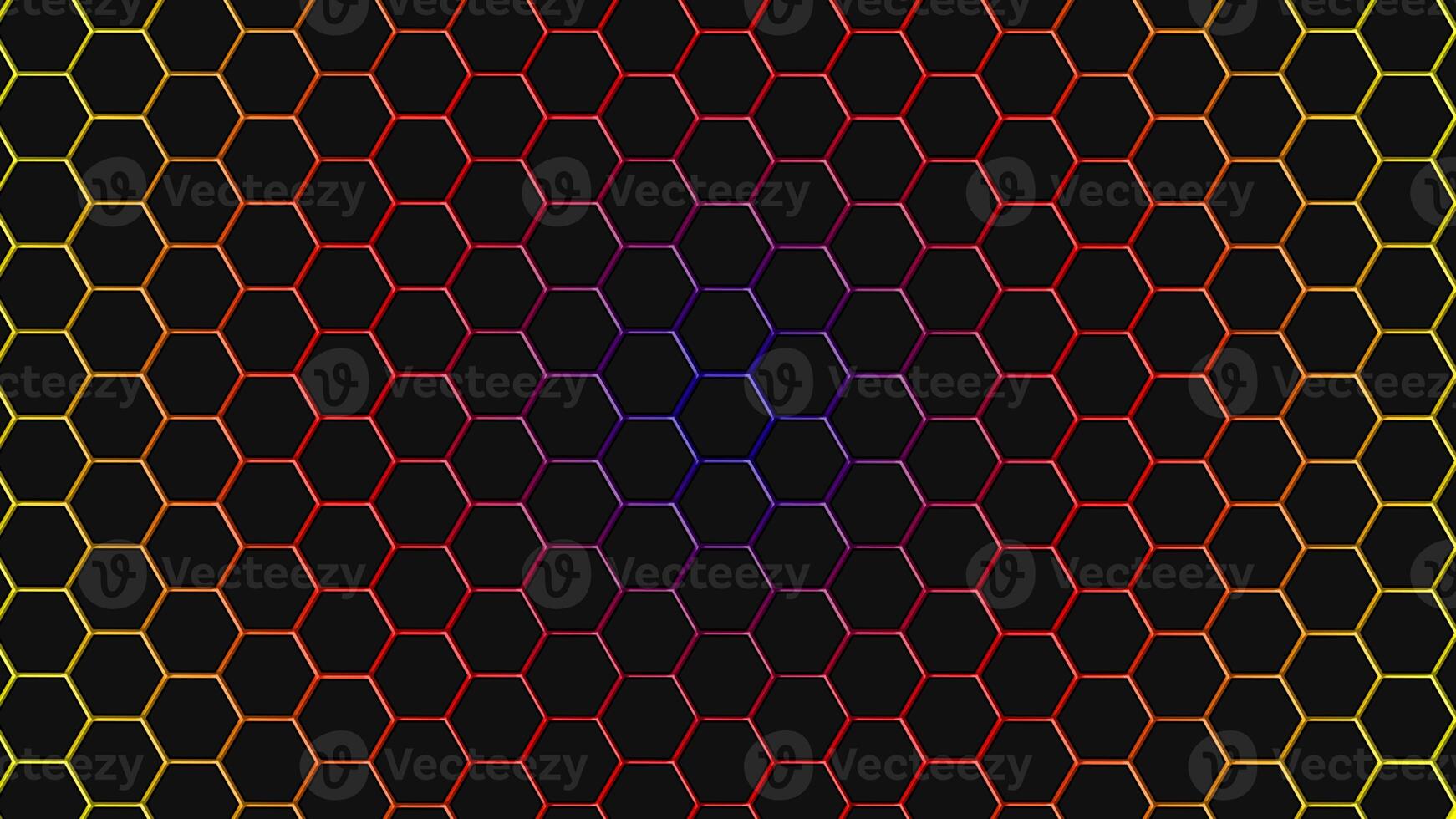 Hexagonal background for design. photo