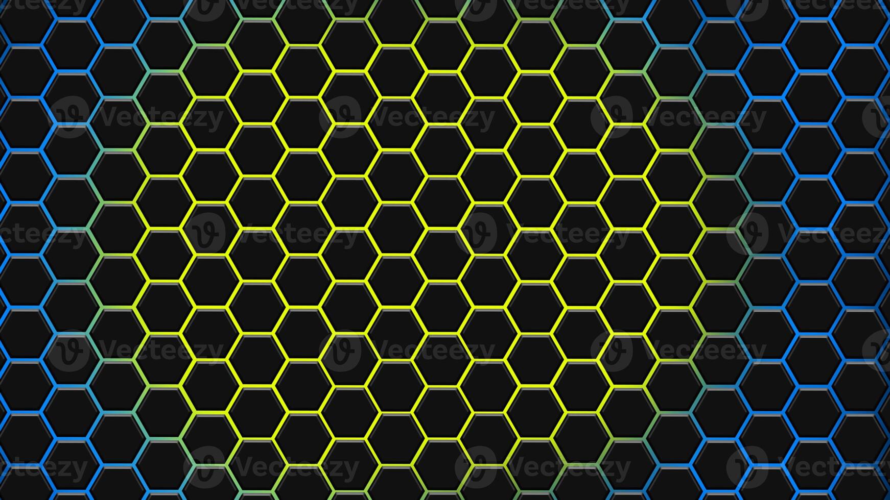 Hexagonal background for design. photo