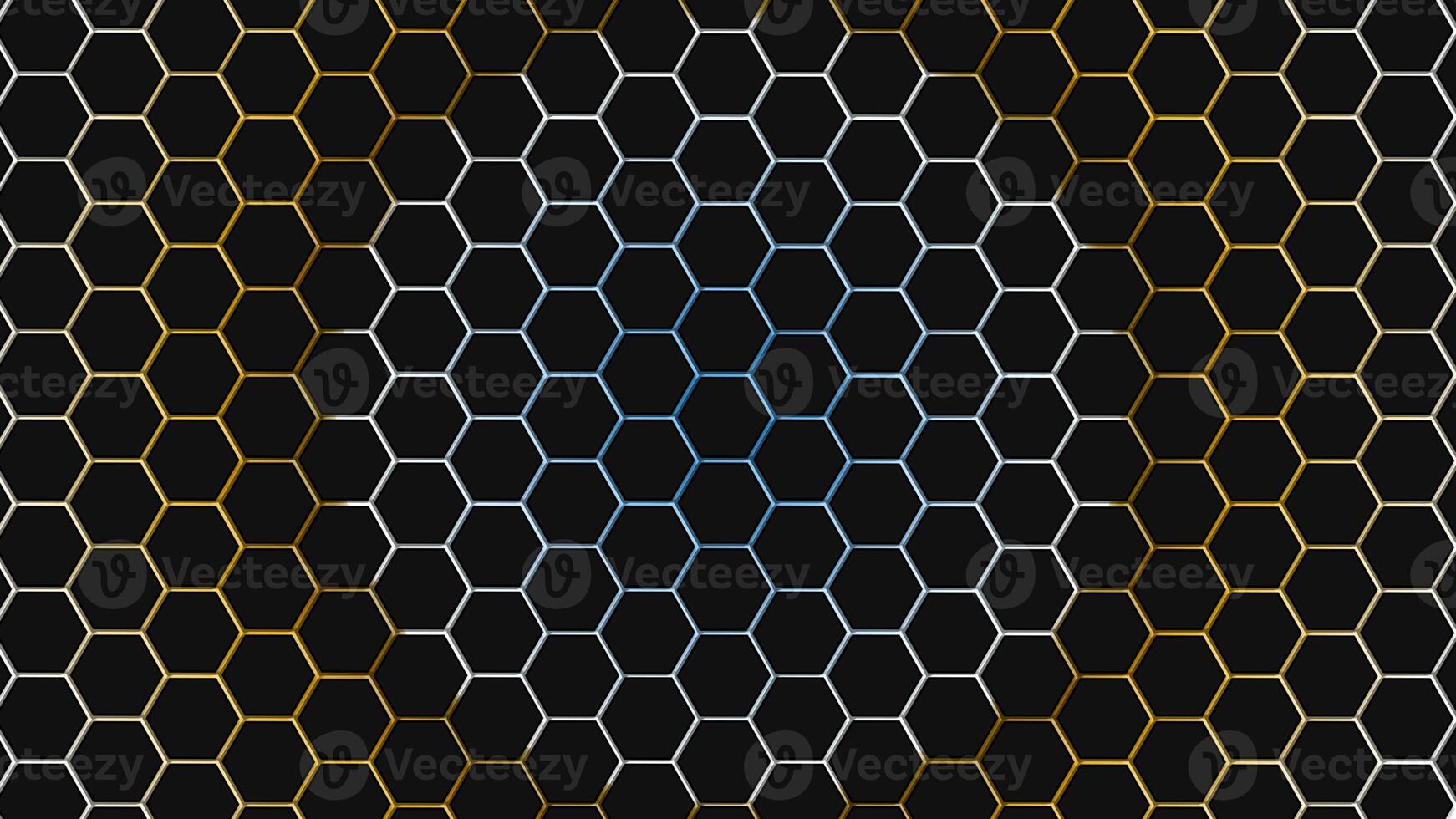 Hexagonal background for design. photo