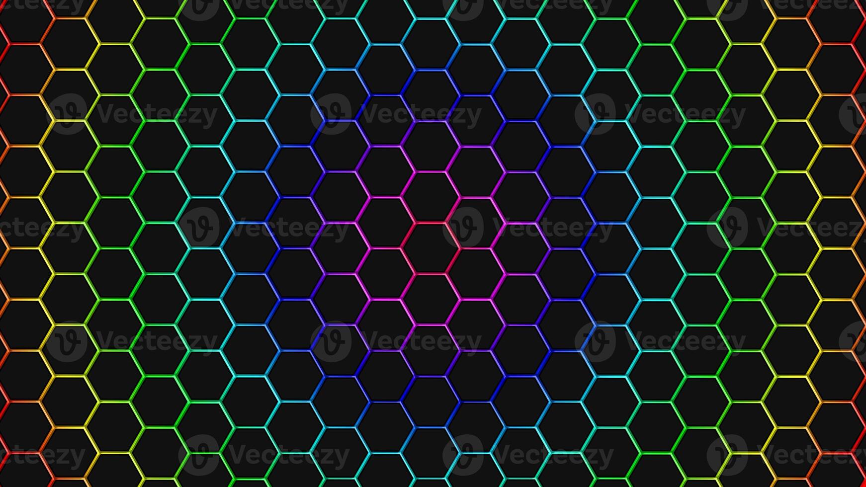 Hexagonal background for design. photo