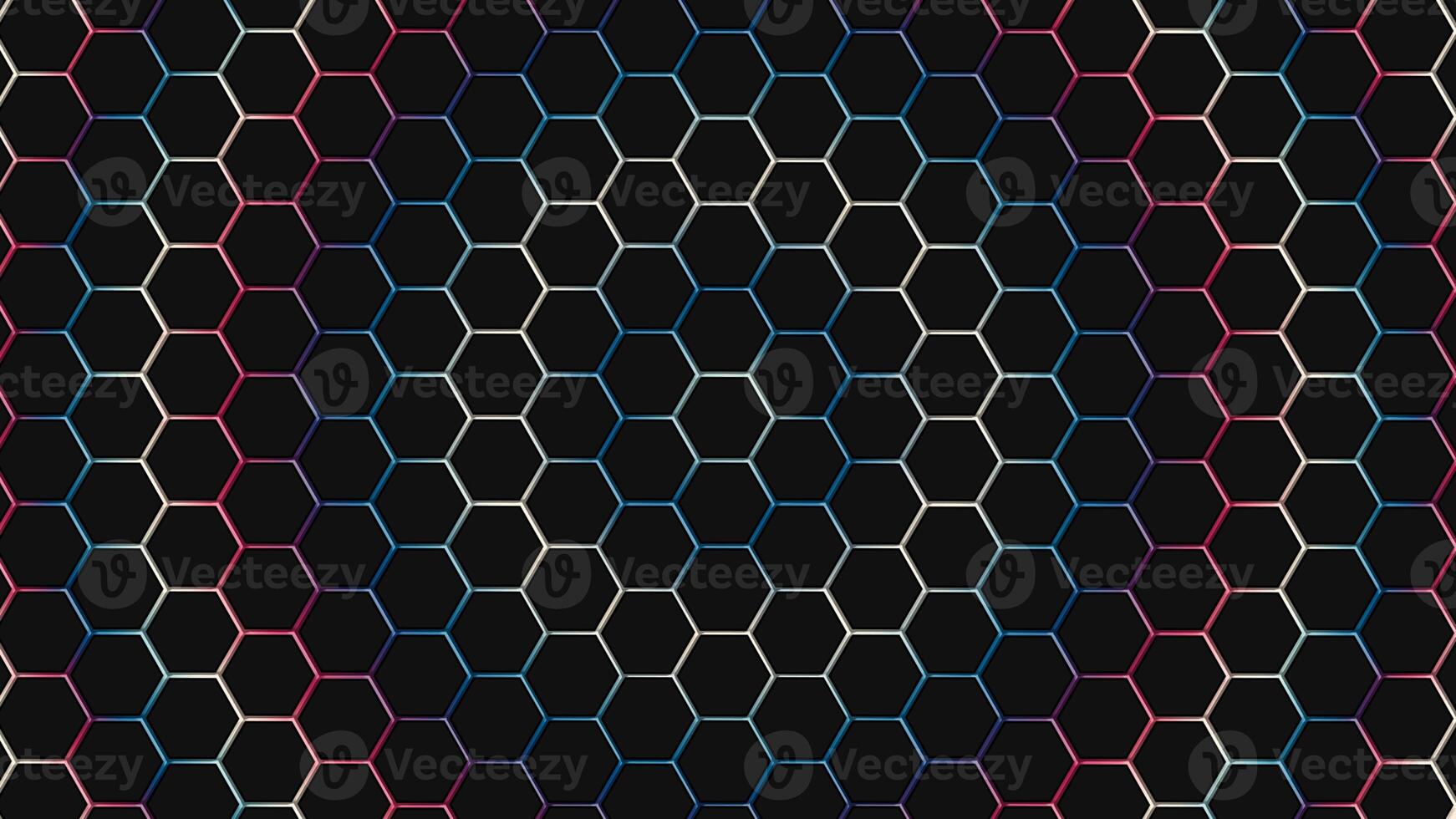 Hexagonal background for design. photo