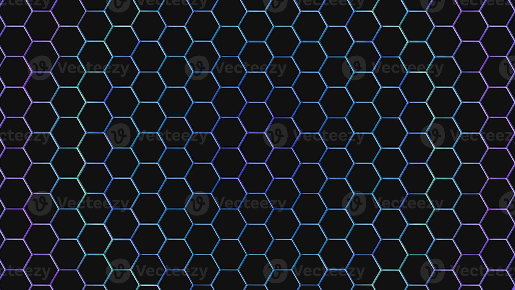 Hexagonal background for design. photo