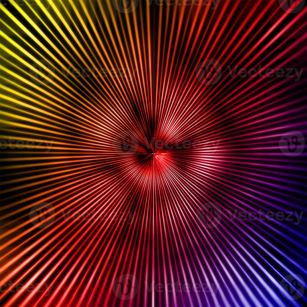 Rainbow colors beams abstract background. photo