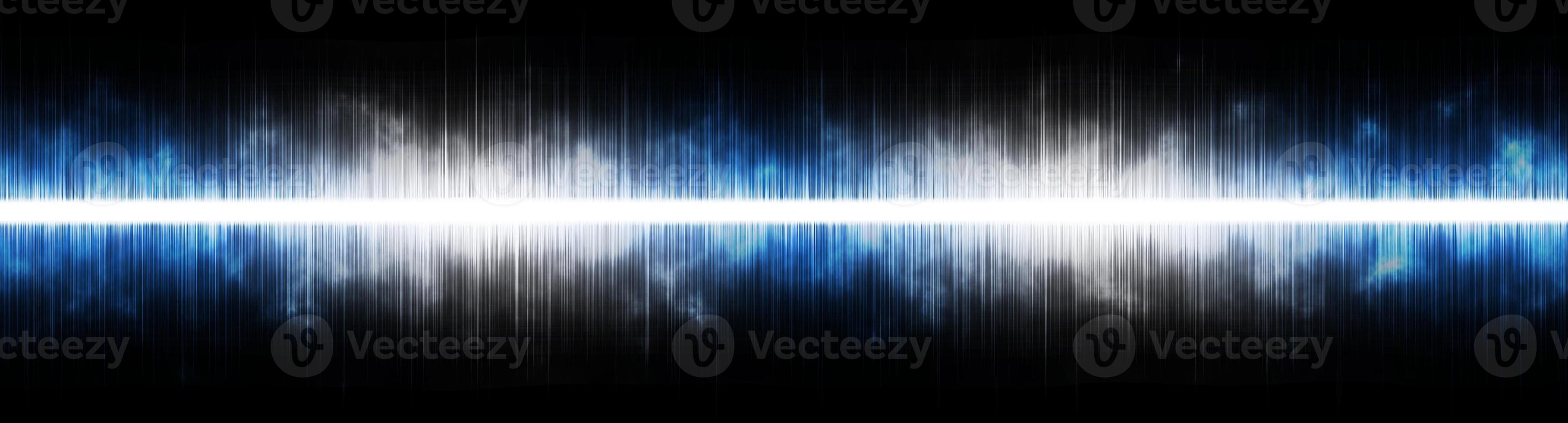 Abstract background. Digital sound with wave colored rainbow. photo