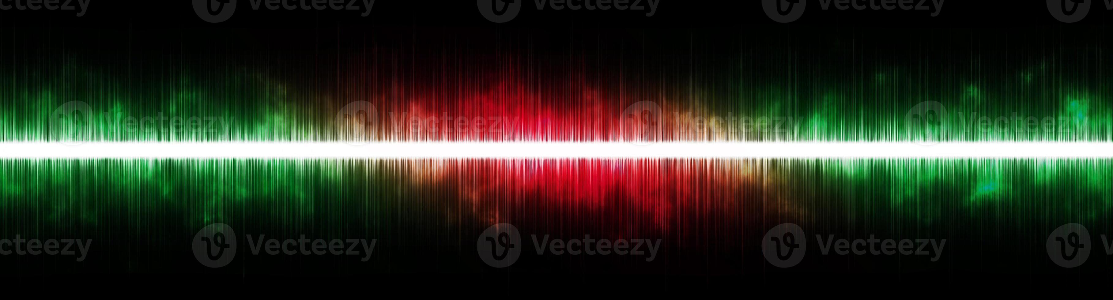 Abstract background. Digital sound with wave colored rainbow. photo