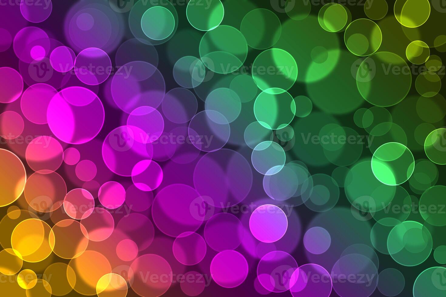 Lights bokeh. Abstract background for design. Rainbow. photo