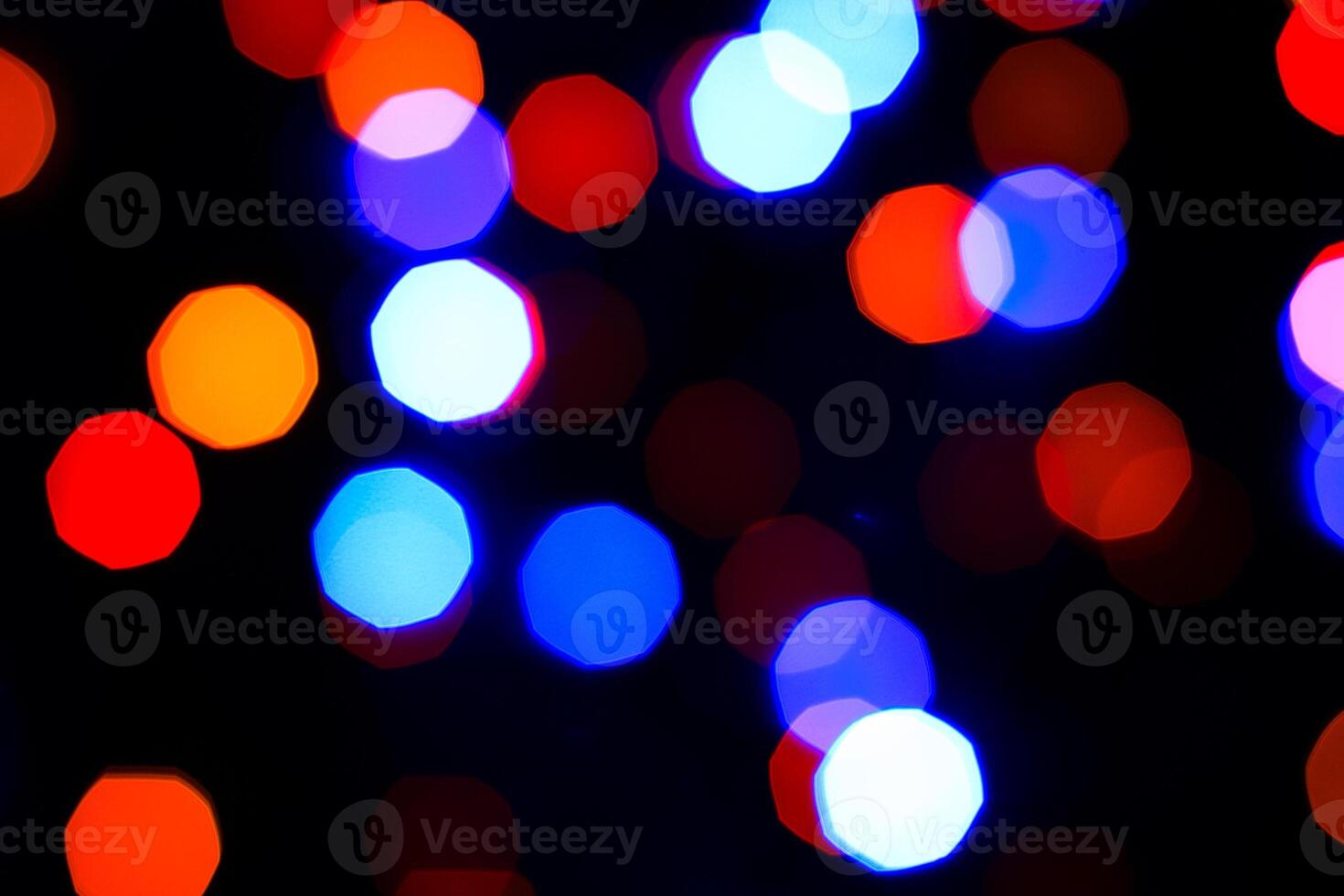 Lights bokeh. Abstract Christmas background for design. photo