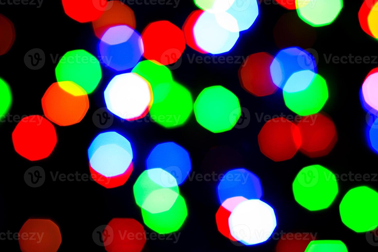 Lights bokeh. Abstract Christmas background for design. photo