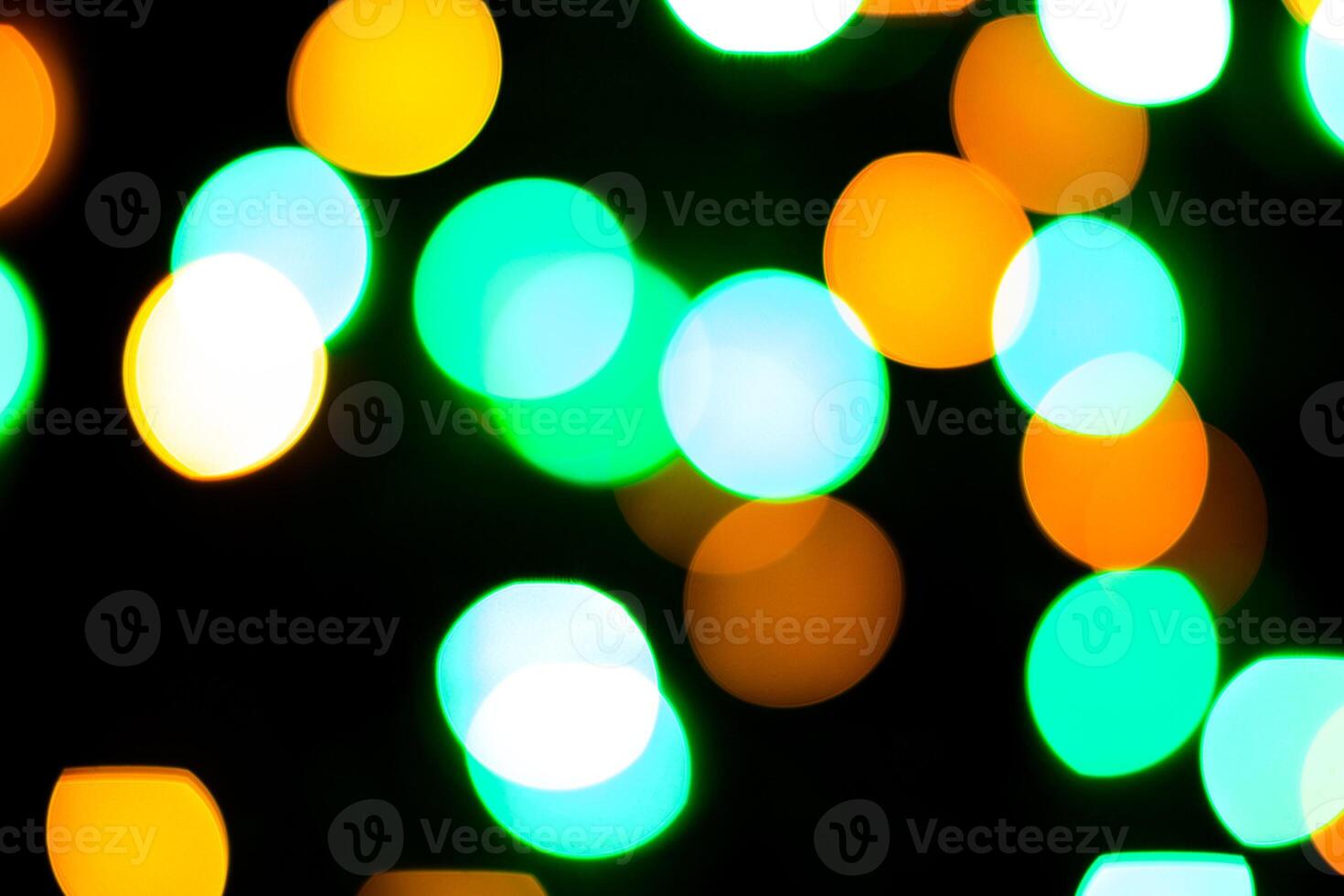 Lights bokeh. Abstract Christmas background for design. photo