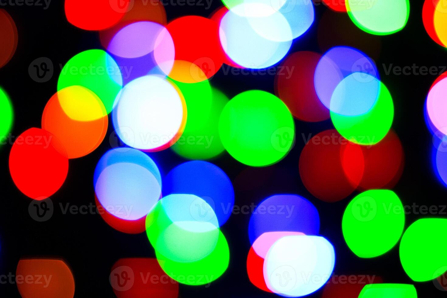 Lights bokeh. Abstract Christmas background for design. photo