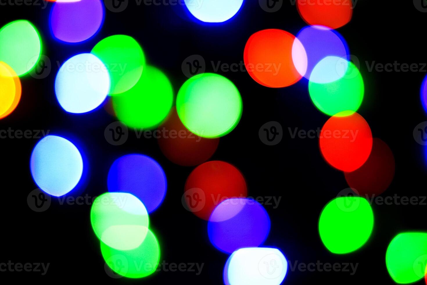 Lights bokeh. Abstract Christmas background for design. photo