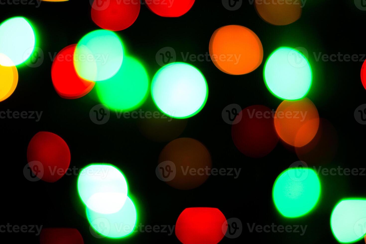 Lights bokeh. Abstract Christmas background for design. photo