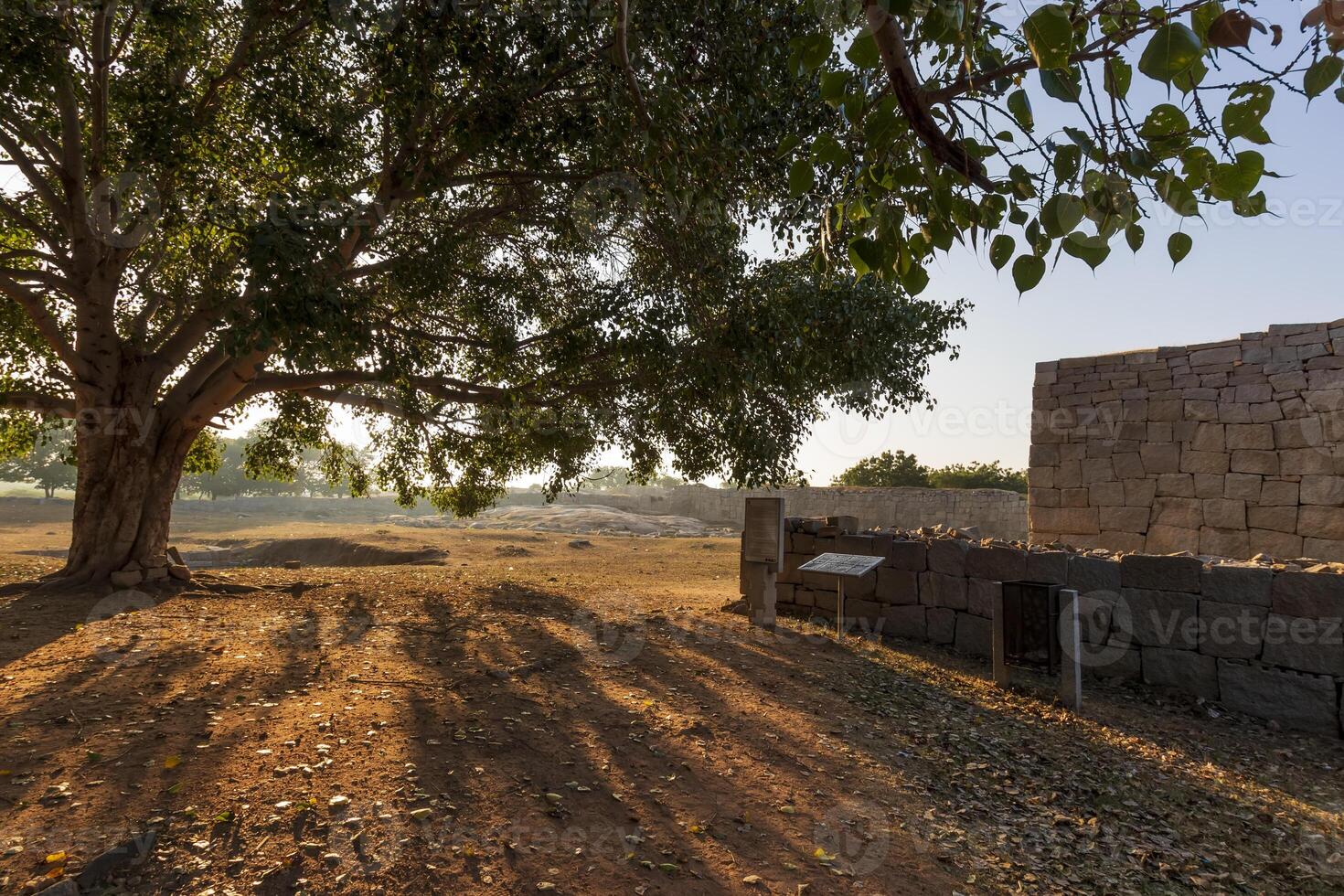 Ancient civilization in Hampi. photo