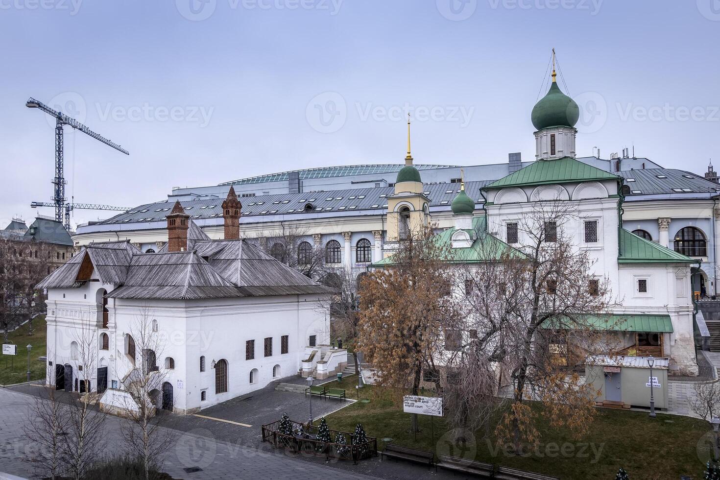 Churches near Zaryadye Park in the center of Moscow near Red Square photo