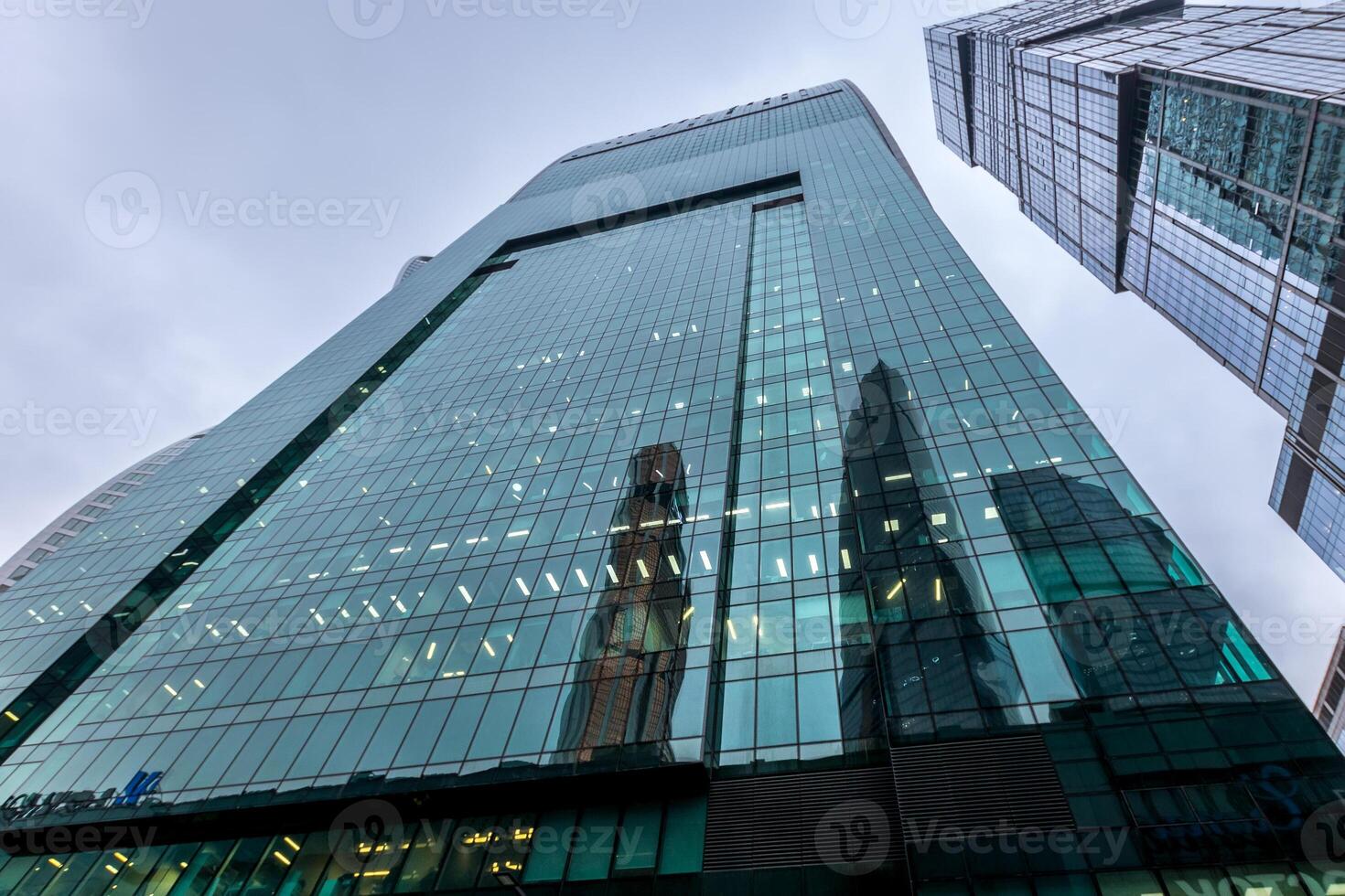 Moscow city. Skyscrapers of international business Russian Center photo