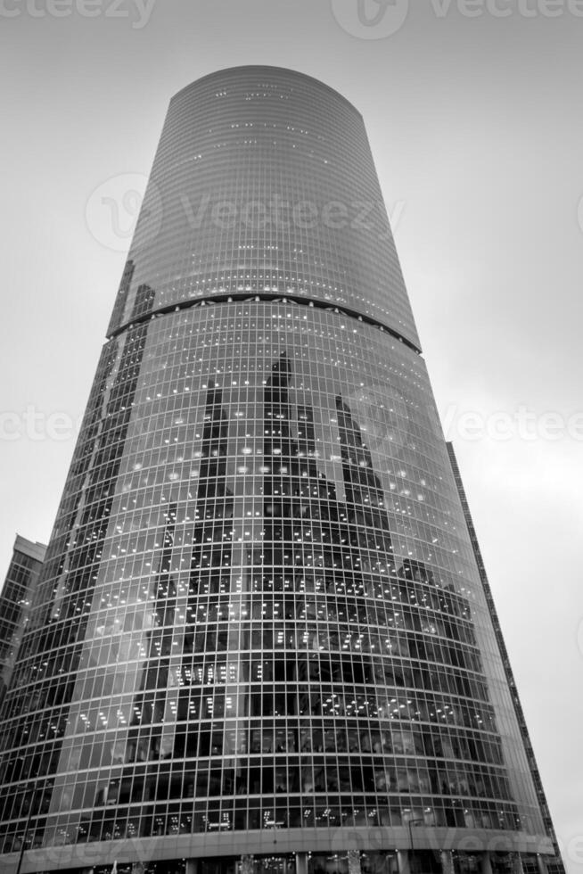 Moscow city. Skyscrapers of international business Russian Center photo