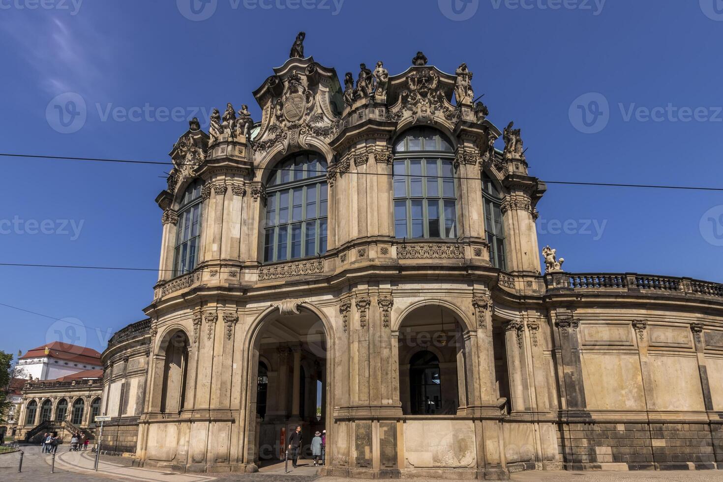 zwinger palacio en Dresde. foto