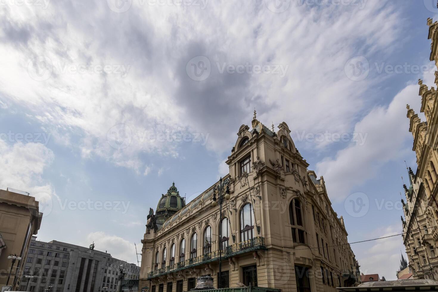 Streets and architecture of Prague. photo