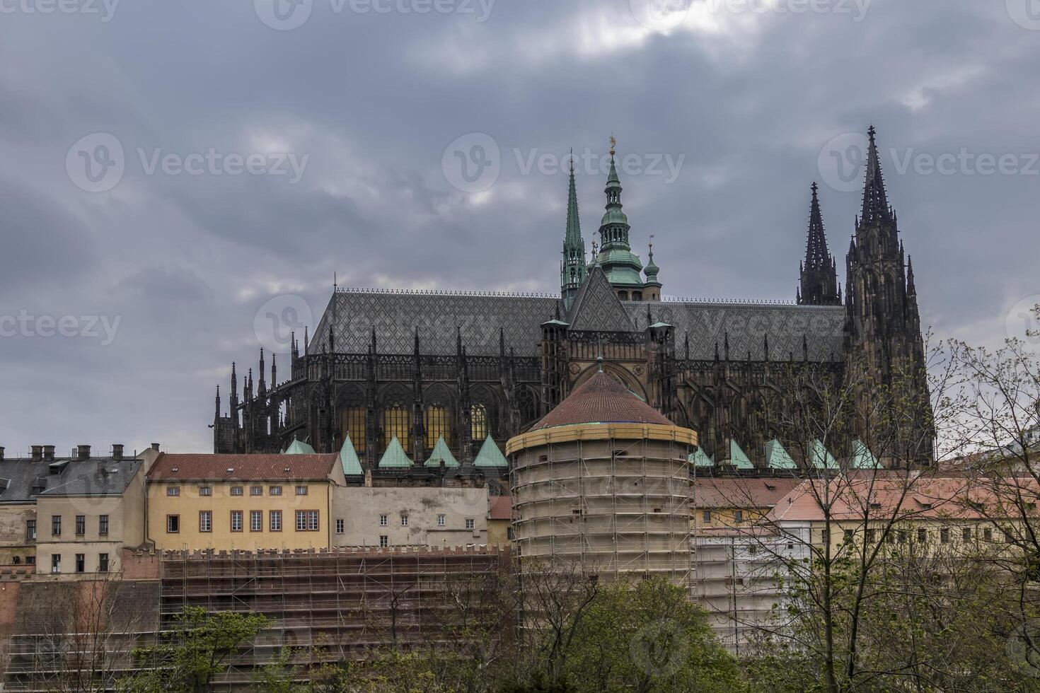 St. Vitus Cathedral in Prague. photo