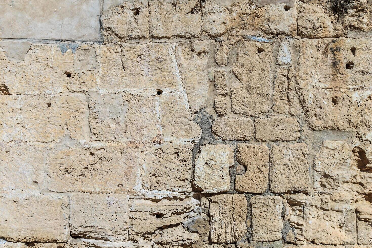 Background of ancient brick wall. photo
