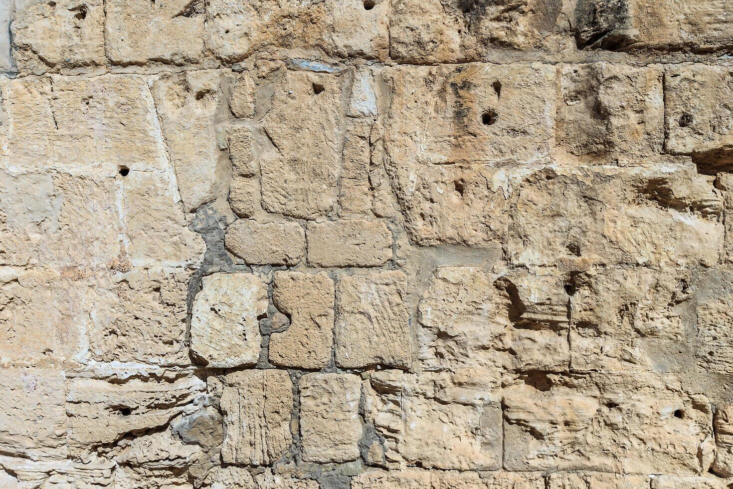 Background of ancient brick wall. photo