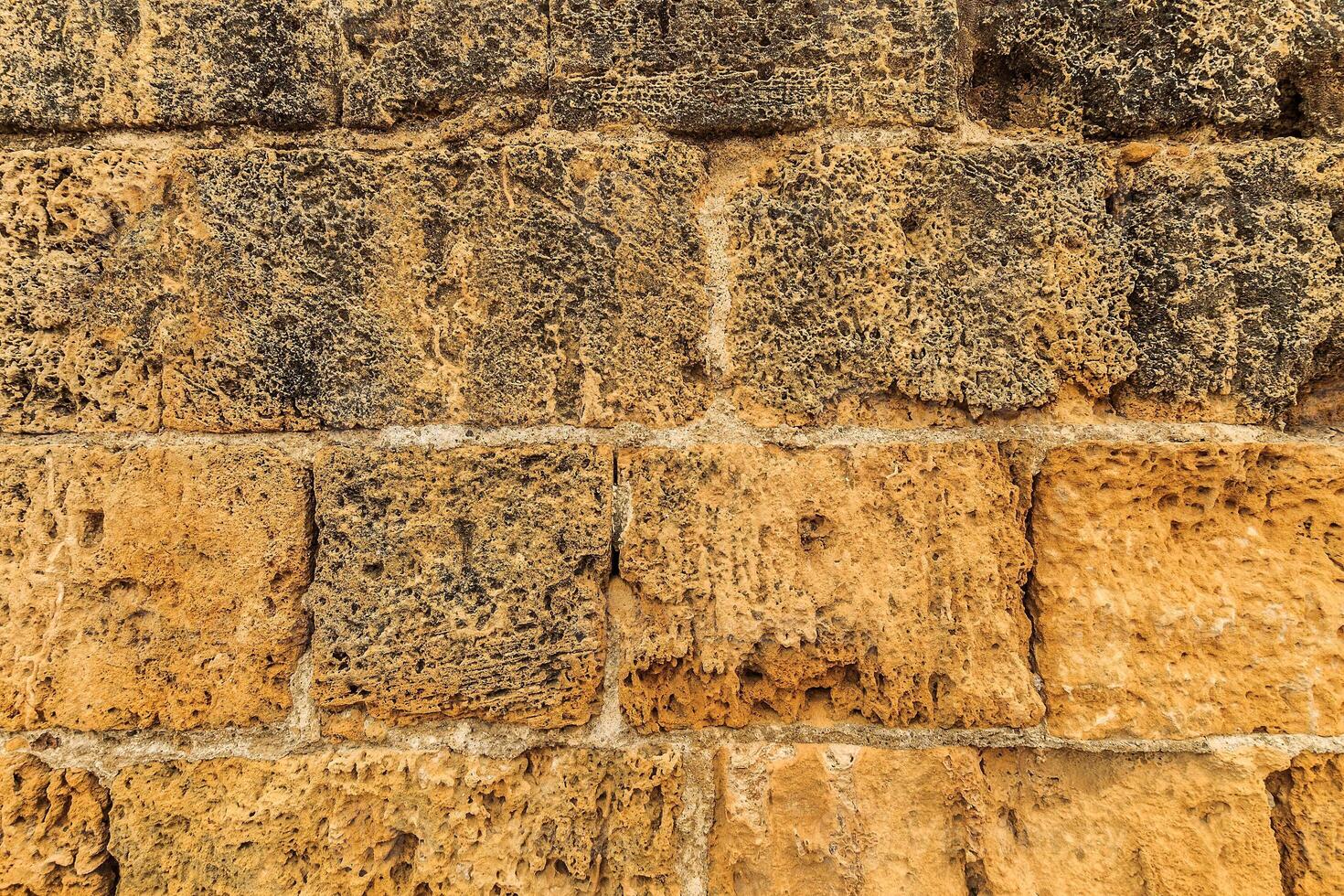 Background of ancient brick wall. photo