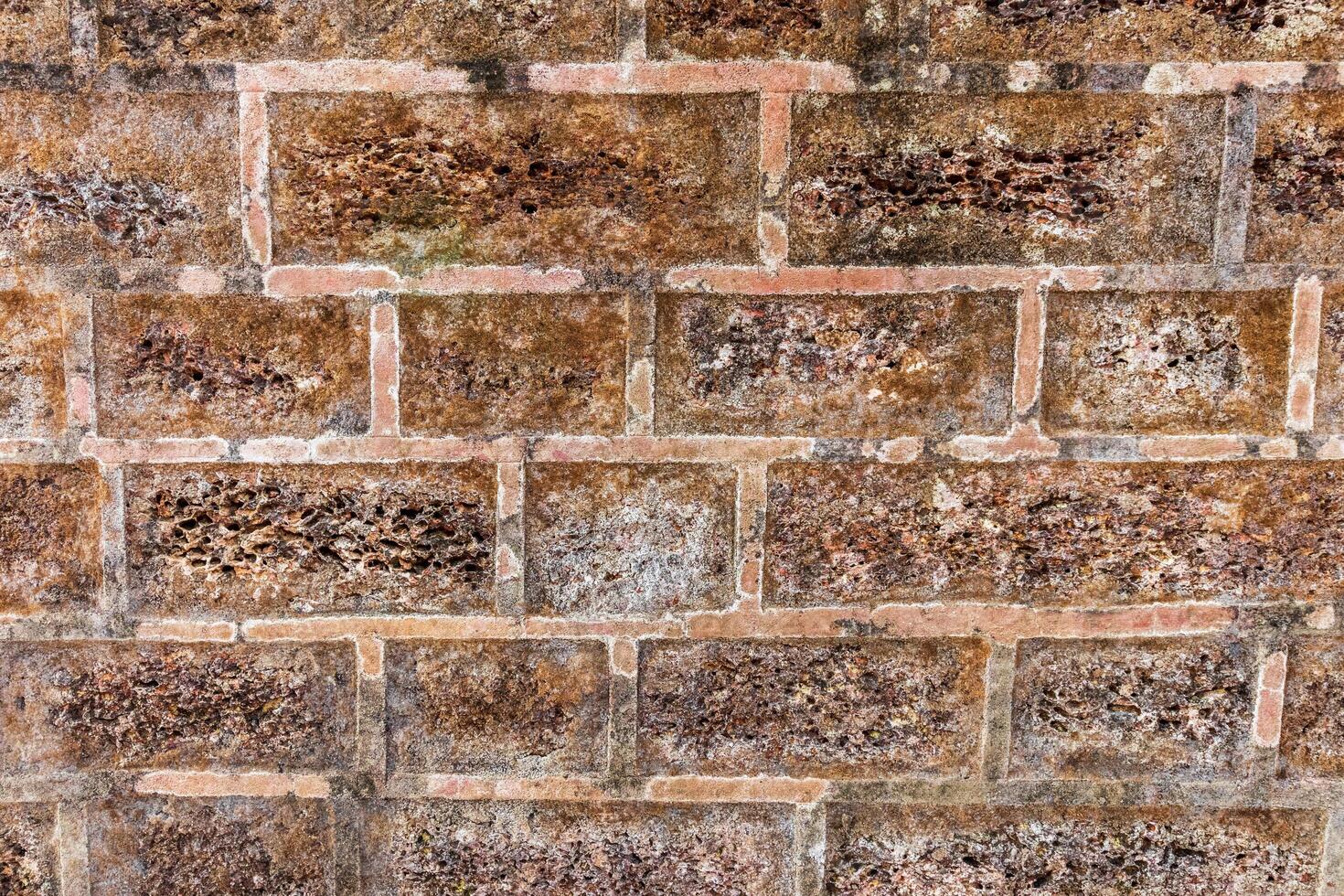 Background of old stone brick wall. photo