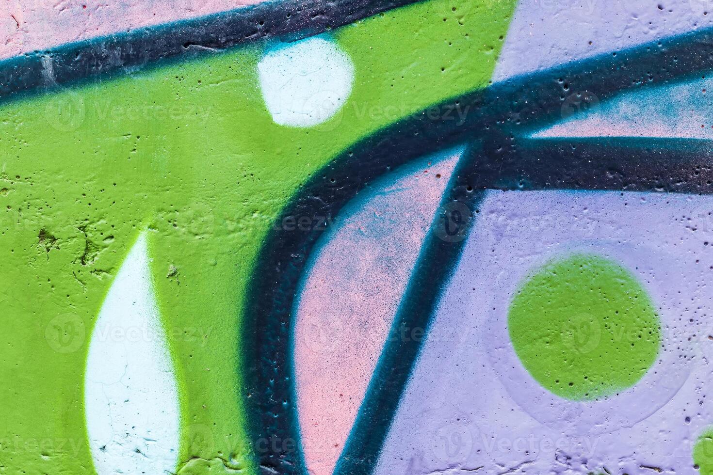 Graffiti painted on a concrete wall texture. photo