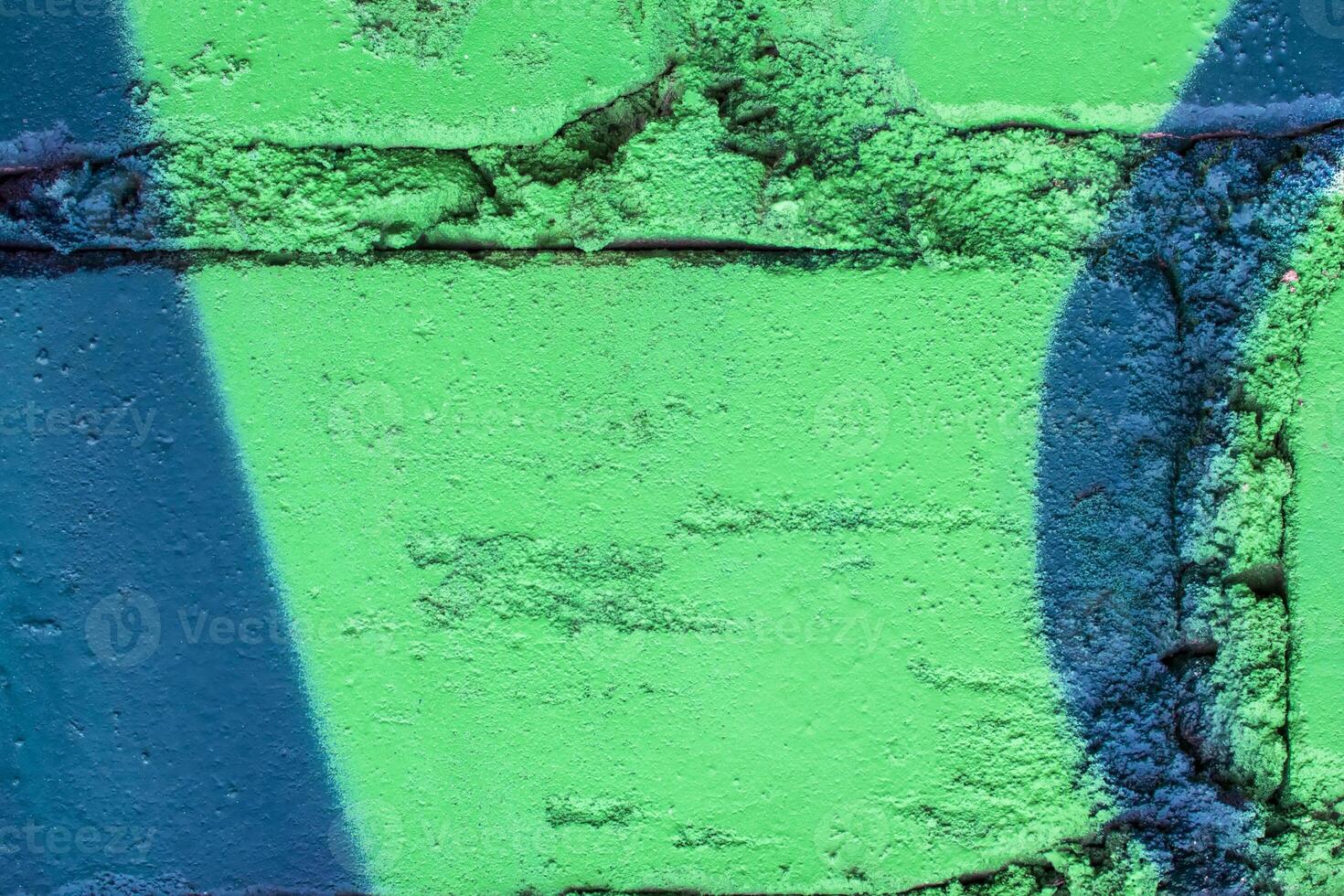 Graffiti painted on a brick wall texture. photo