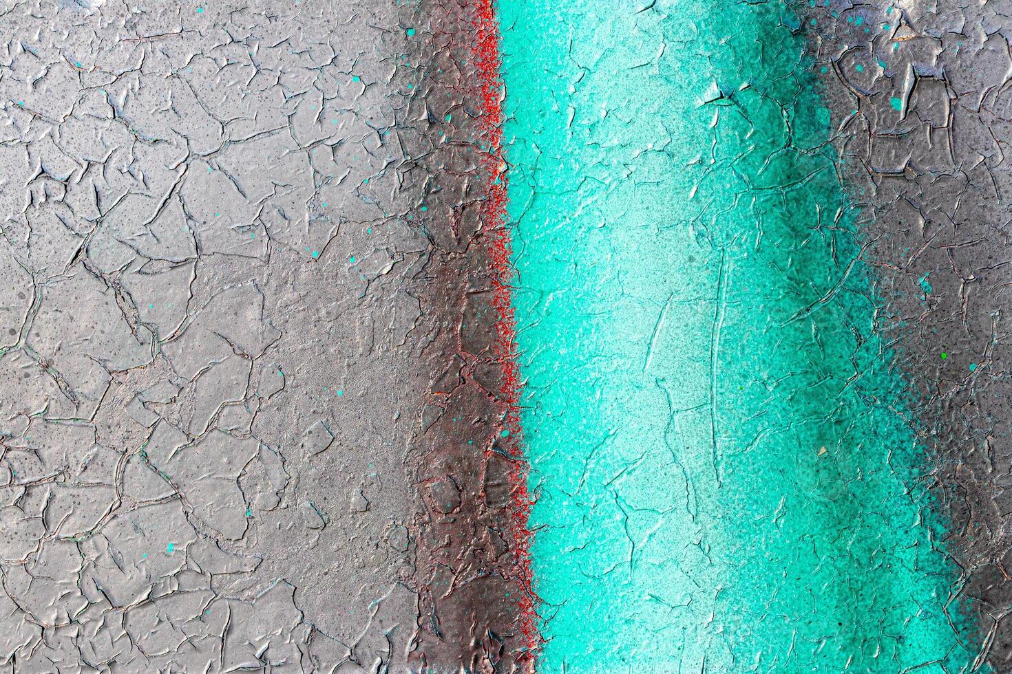 Fragment of colored graffiti painted on a wall. Bright abstract background. photo
