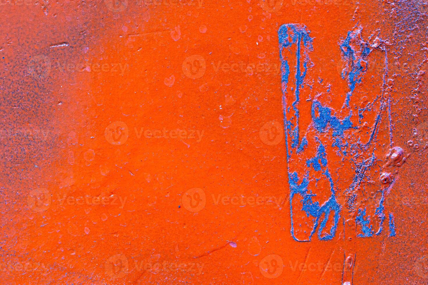 Fragment of colored graffiti painted on a wall. Bright abstract background. photo