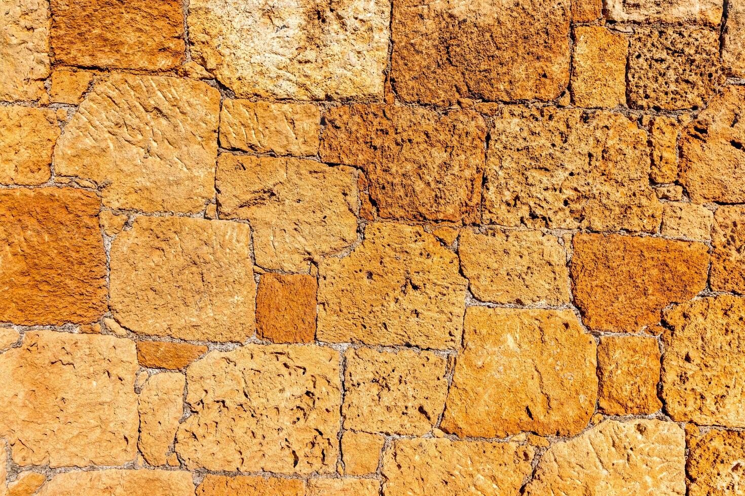 Background of old stone brick wall. photo
