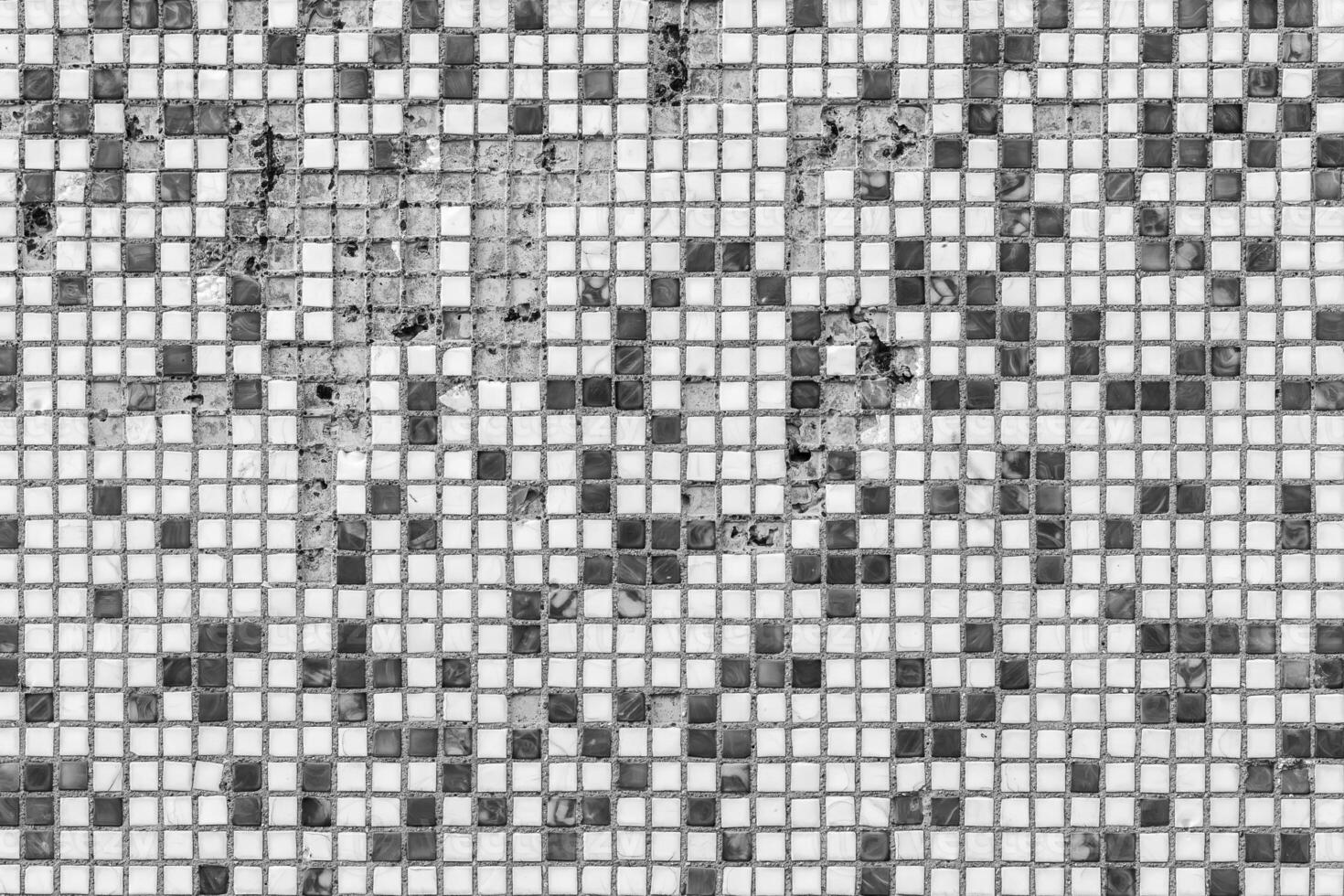 The texture of the mosaic. photo