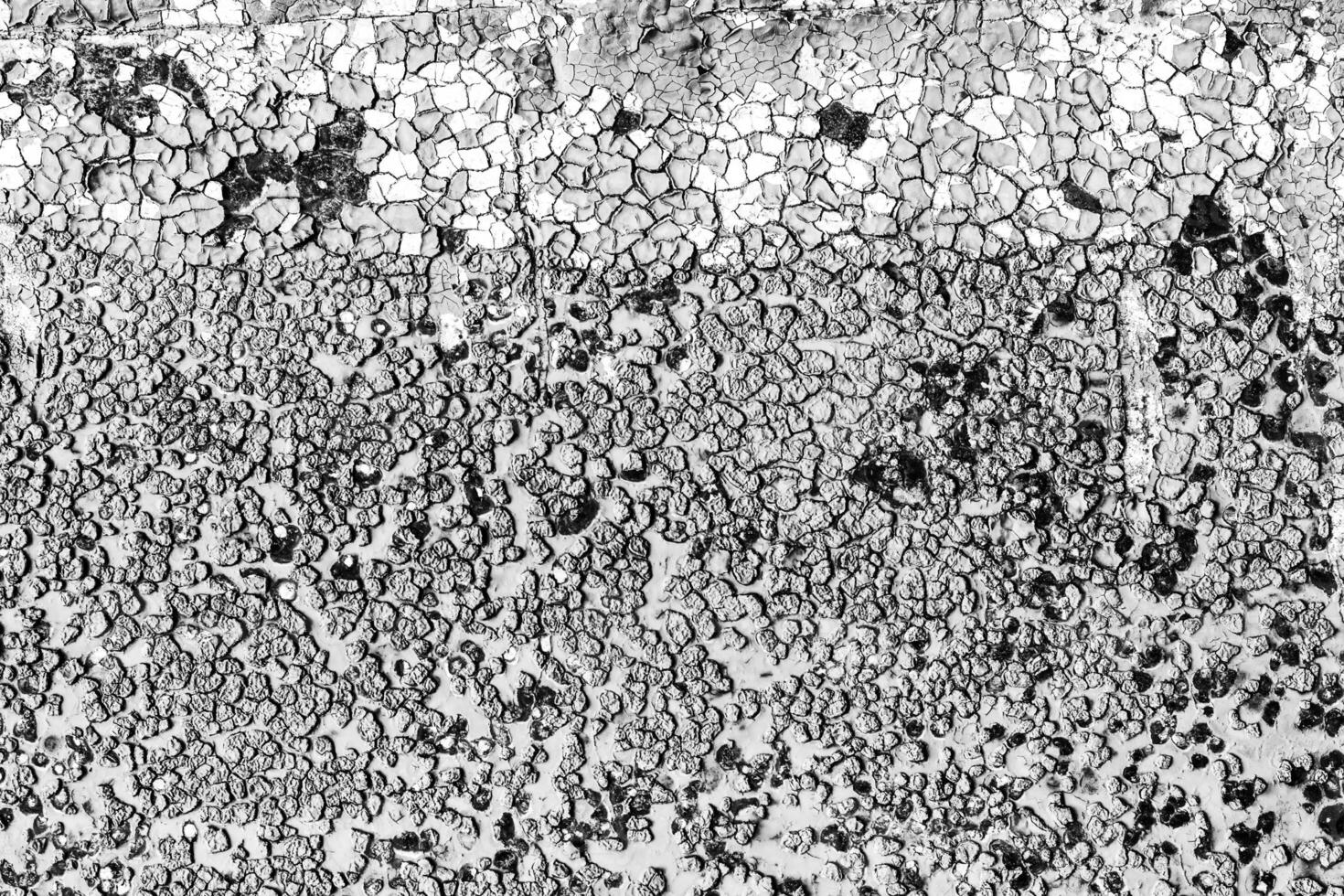 Texture of peeling paint from metal. photo