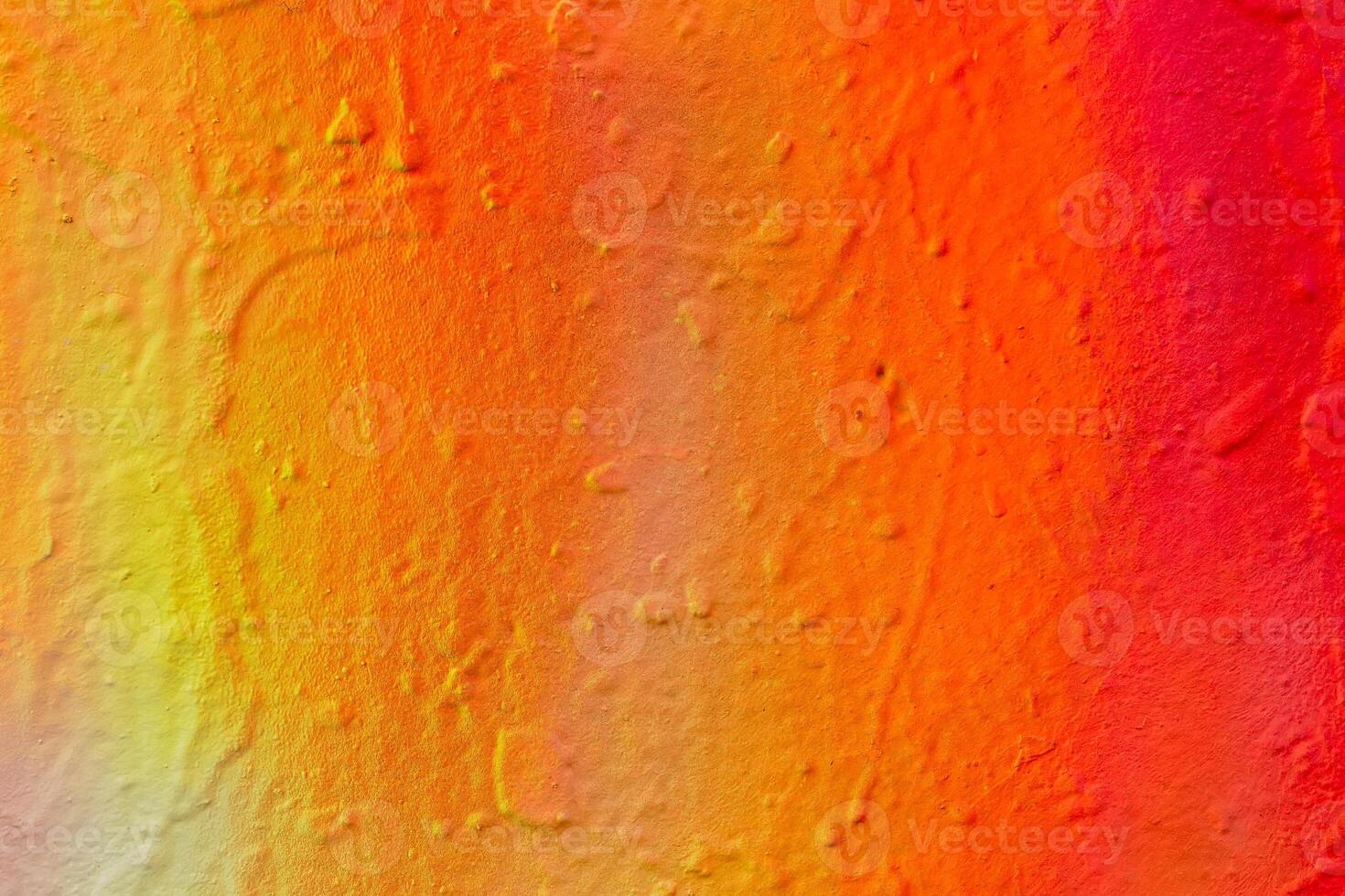 Fragment of colored graffiti painted on a concrete wall. photo