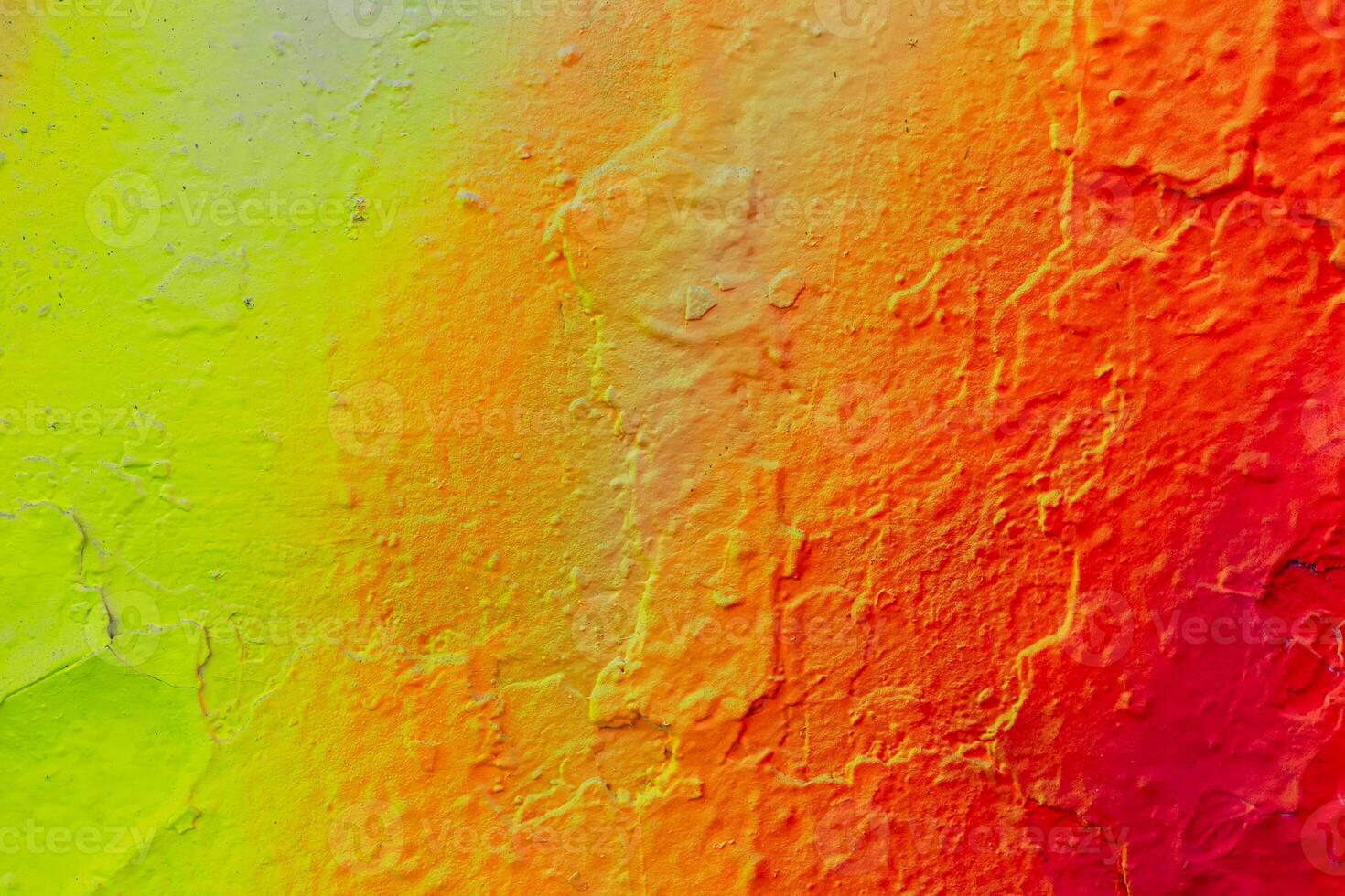 Fragment of colored graffiti painted on a wall. photo